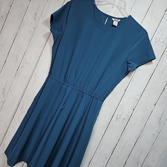 Duluth Trading Co. Women's Teal Flexcellence Dress Size Small Pockets Stretch. - Picture 3 of 9